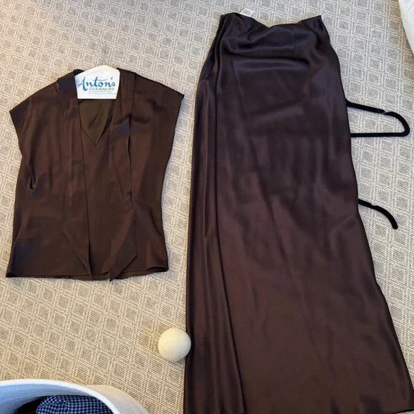 Veronica Beard Dark Brown Skirt Set - Picture 2 of 6